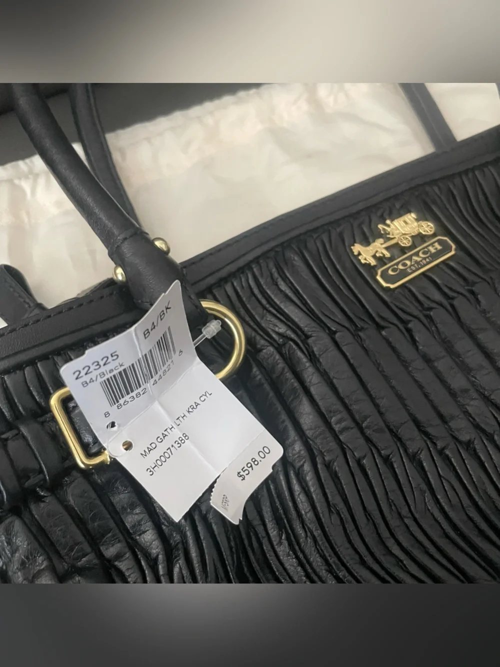 NWT COACH Madison Kara Carryall Bag